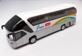 Ônibus Airport / Express Com Luzes 1:38 Prata Ônibus Airport / Express Com Luzes 1:38 Prata