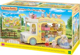 Onibus arco-iris jardim da infancia sylvanian families - epoch Onibus arco-iris jardim da infancia sylvanian families - epoch