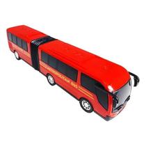 Ônibus articulado sanfonado de brinquedo 36,5 cm