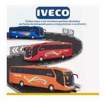 Onibus Brinquedo Miniatura Iveco Connection Bus Usual 42 Cm