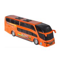 Ônibus Bus Buzão Realista C/ 2 Andares Grande 41cm - Carrinho Infantil/Colecionar - BS Toys