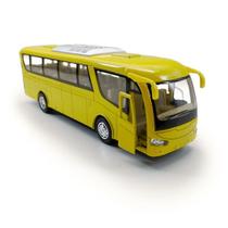 Ônibus Coach Escala 1:64 Amarelo Ônibus Coach Escala 1:64 Amarelo