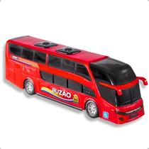 Ônibus De Brinquedo Buzão Dois Andares Grande 42,5cm Bs Toys 465