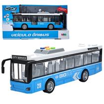 Ônibus De Brinquedo Realista Carrinho Com Fricção Divertido - Bbr Toys