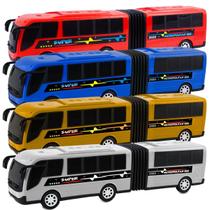 Ônibus De Brinquedo Sanfonado Grande Articulado Metropolitano Ônibus Infantil Carrinho