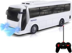 Ônibus de Controle Remoto com Luzes Realistas e Pneus de Borracha Dura - Alta Velocidade e Seguro