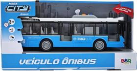 Ônibus De Fricção Big Bus City Com Luz E Som Bbr R3234 Ônibus De Fricção Big Bus City Com Luz E Som Bbr R3234