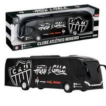 Ônibus De Futebol 40cm Grande Licenciado - Brinquedo Infantil Com Design Realista e Acabamento Oficial - Ideal Para Presentes - Usual