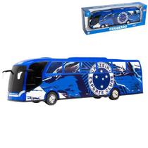 Ônibus Do Time Cruzeiro Grande Brinquedo Decoração Enfeite