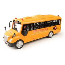 Ônibus Escolar Brinquedo Moe Veículos Diecast Amarelo Grande Liga Pu