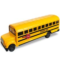 Ônibus Escolar de Brinquedo ArtCreativity - Amarelo 21,6 cm - Carro de Retorno Automático para Crianças