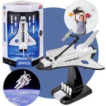 Ônibus Espacial Space Shuttle Nasa Réplica Satélite Cromado ENVIOIMEDIATO