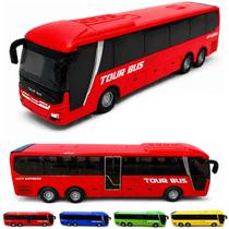 Ônibus Miniatura Carrinho Metal Coleção Turismo Roda Fricção - Ônibus Miniatura Carrinho Metal Coleção Turismo Roda Fricção -