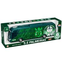 Ônibus Palmeiras Brinquedo Miniatura Réplica Oficial Verdão Detalhado