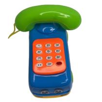 Ônibus Telefone brinquedo Infantil com Luz a Pilha Exclusiva