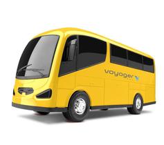 Ônibus Voyager Bus Amarelo - Brinquedo Plástico - Roma