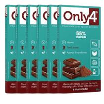 Only4 55% cacau 80gr - kit c/6