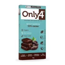Only4 55% Cacau com Açúcar de Coco 70g Vegano