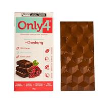 Only4 70% Cacau com Cranberry 70g Vegano e Natural