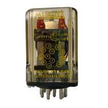 Op2ra4/imp relé industrial, 2 rev - 220vca - 12a - 12 pinos plug-in Op2ra4/imp relé industrial, 2 rev - 220vca - 12a - 12 pinos plug-in