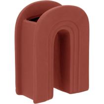 Opala Vaso 18X14X7Cm Cerâmica Coral Opala Vaso 18X14X7Cm Cerâmica Coral