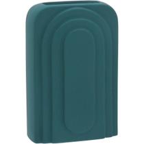 Opala Vaso 20X13X7Cm Cerâmica Verde Opala Vaso 20X13X7Cm Cerâmica Verde