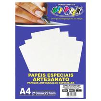 Opaline/offset Branco A4 180g 50 Fls Artesanato Impressões