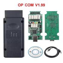 Opel OPCOM 1.99 CAN BUS OBD2 Scanner Ferramenta De Diagnóstico De Carro Adaptador De Motor Testador