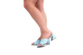 Open Mule Luiza Blue Open Mule Luiza Blue