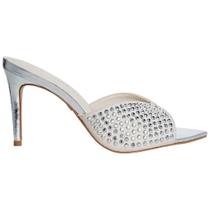 Open mule salto fino couro off white lait carrano 816006c