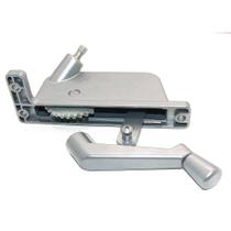 Operador de toldo Barton Kramer Left Satin Silver, braço de 6 cm