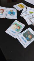 Opostos jogo de cartas ilustrativas e plastificadas 40 cartinhas - T&D JOGOS EDUCATIVOS