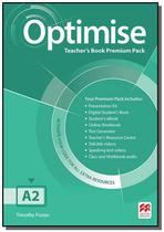 Optimise teachers book premium pack-a2