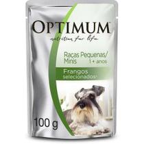 Optimum Dog Sache Adulto Racas Pequenas Frango - 100 Gr