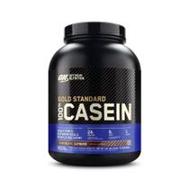 Optimum Nutrition Gold Standard 100% Micellar Casein Protein Powder, digestão lenta, ajuda a mantê-lo cheio, recuperação muscular durante a noite, chocolate supremo, 4 libras (a embalagem pode variar)