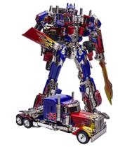 Optimus Prime Transformers Action Figure Boneco Vira Robo