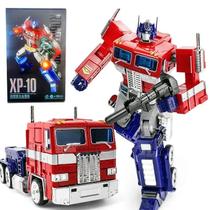 Optimus Prime Transformers Action Figure Metal Alloy Mecha Robot Para Crianças Presente De Ano Novo