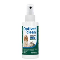 Optivet Clean Spray Limpeza Auricular para Cães e Gatos Vetnil 100ml