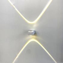 Opus Arandela Sob Arc 2x1w 3000k Branco 86435