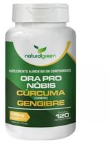 Ora-Pró- Nobis Curcum Gengibre 120 Comprimidos 630Mg - Naturalgreen
