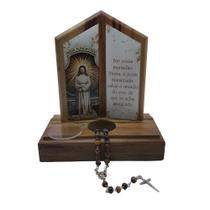 Oração De Mesa Com Porta Terço Jesus Manietado - FORNECEDOR 6