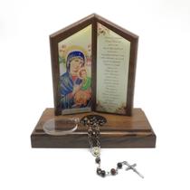 Oração De Mesa Com Porta Terço Nossa Senhora Do Perpetuo Socorro - FORNECEDOR 6