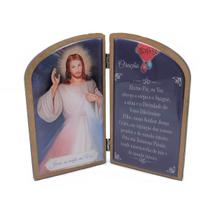 Oração De Mesa Jesus Misericordioso Madeira MDF - FORNECEDOR 6