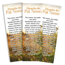 Oração do Pai Nosso - Pergaminho Grande - 100 Unidades