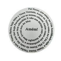 Oração Pai Nosso mandala redondo 30 cm - Móveis Trovarelli