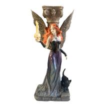 Oráculo da Noite - Castiçal Veronese de Resina e Porcelana