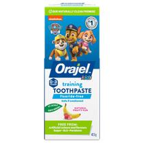 Orajel Kis Patrulha Canina Creme Dental Natural Sem Flúor Sabor Frutado - 42,5G