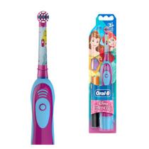 Oral-B Disney Princesas Kit Escova Elétrica + 2 Pilhas AA