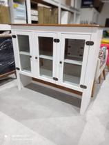 Oratório branco e amêndoa em madeira Oratório branco e amêndoa em madeira