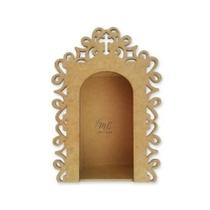 Oratório Capela MDF Grande - 25cm x 18cm x 7cm Oratório Capela MDF Grande - 25cm x 18cm x 7cm